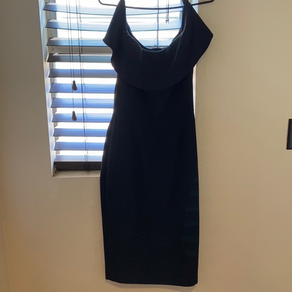 Zara Ruffled Bardot Dress - Picture 3 of 4